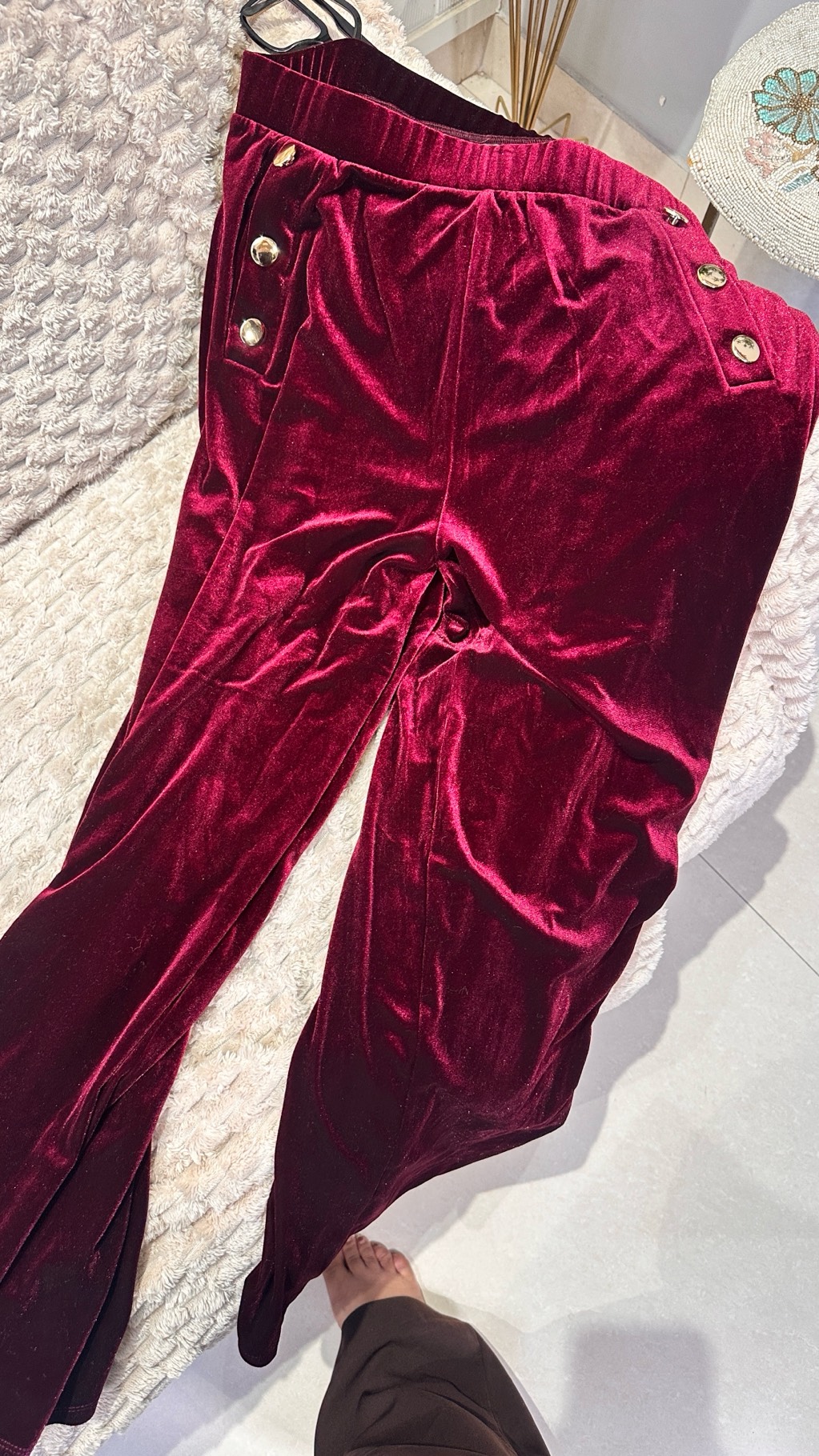 velvet pant